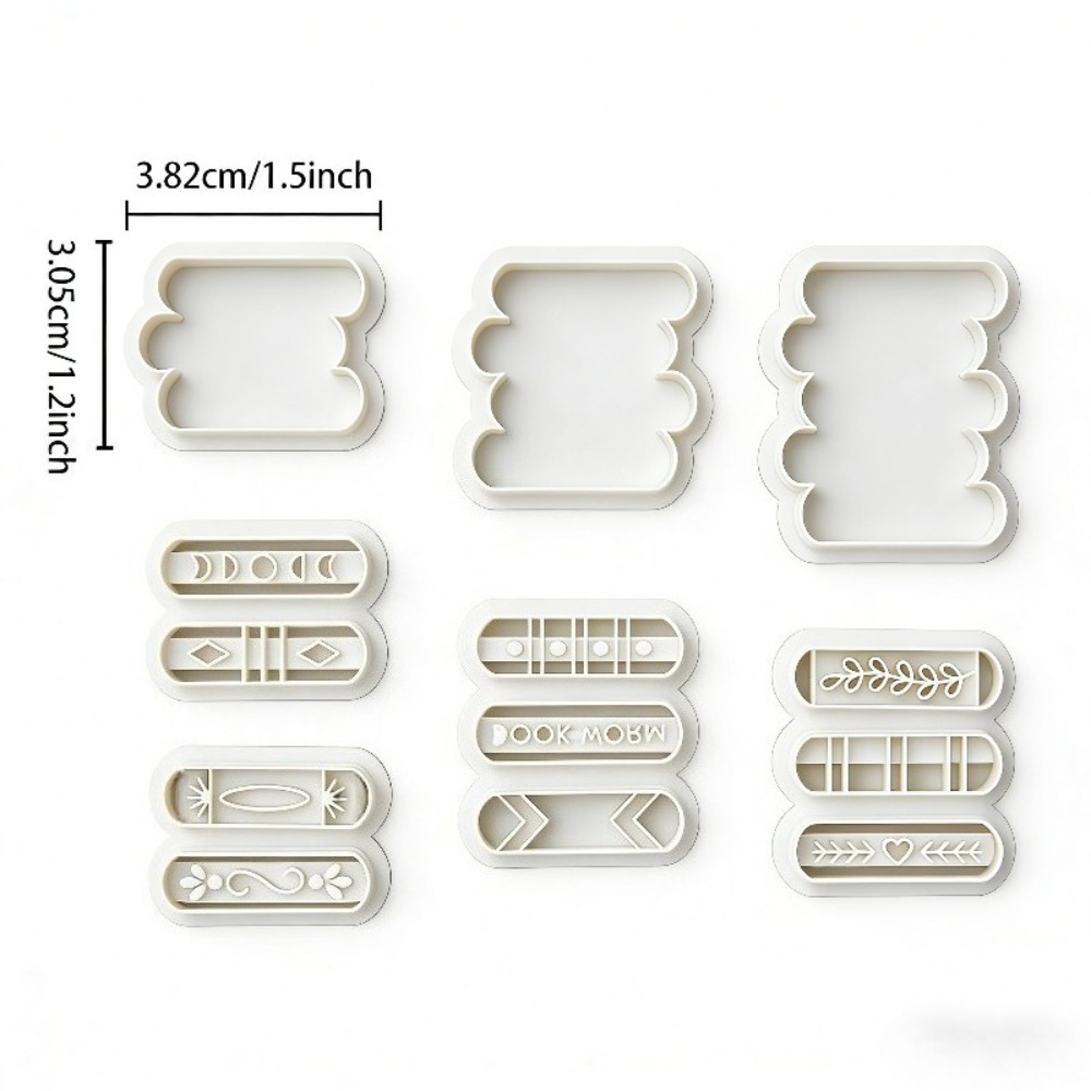 7pcs/set Book Stack Themed Pol - Jewelry Making Books ulasan dan harga