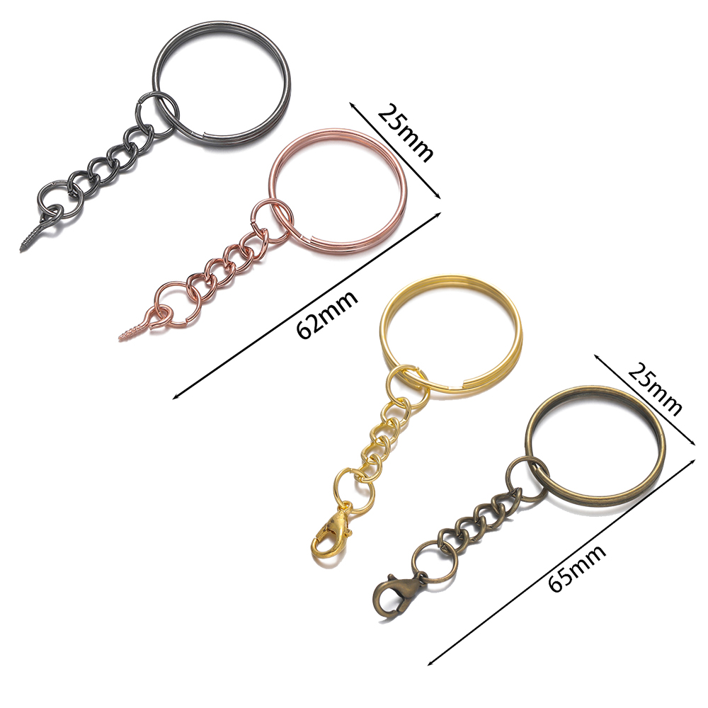 10pcs/Lot 25mm Screw Eye Pin K - Jewelry Making Ring Tool ulasan dan harga