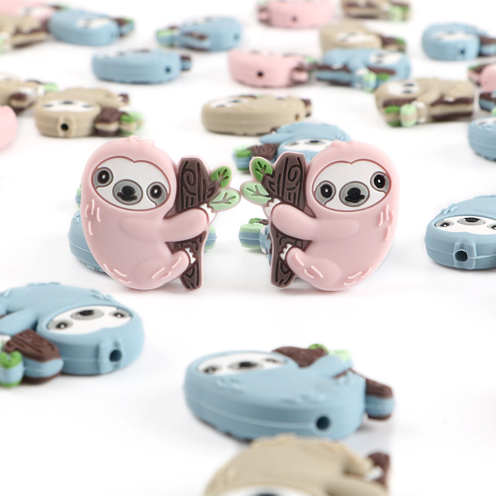 3pc/Lot Cartoon Mini Sloth Sil - Jewelry Making For Dummies ulasan dan harga
