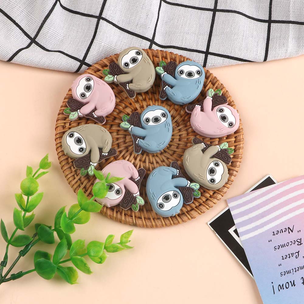 3pc/Lot Cartoon Mini Sloth Sil - Jewelry Making For Dummies ulasan dan harga