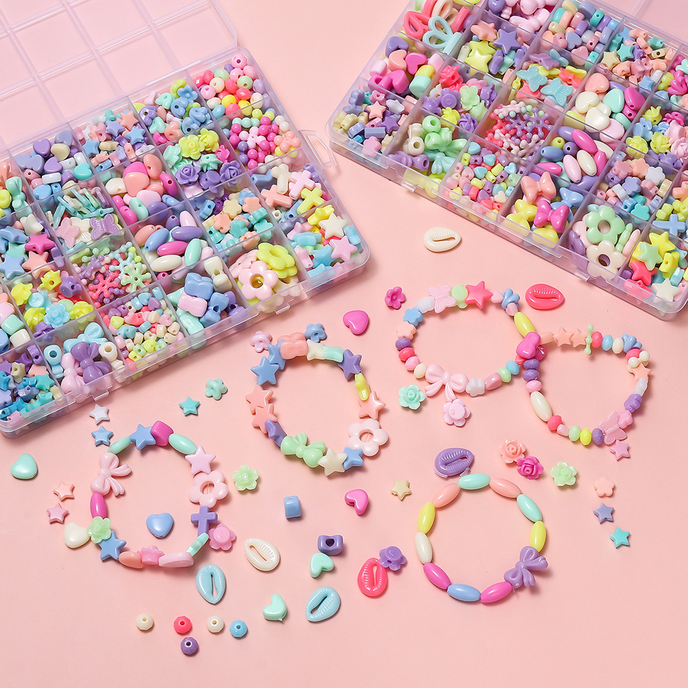 1 Box Colorful Acrylic Pony Be - Jewelry Making Tutorial ulasan dan harga