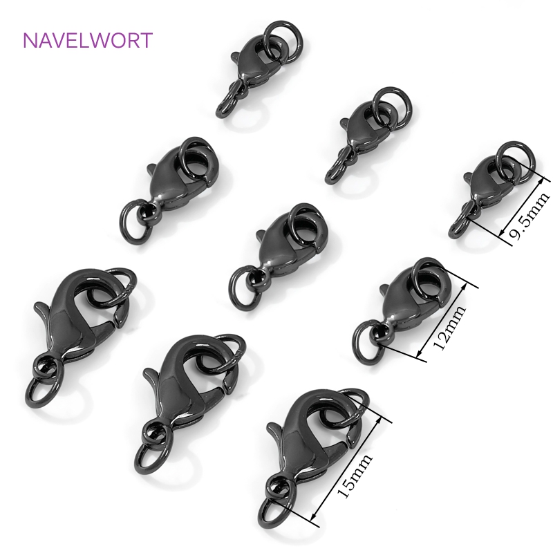 Black Color Brass Lobster Clas - Jewelry Making Ideas ulasan dan harga