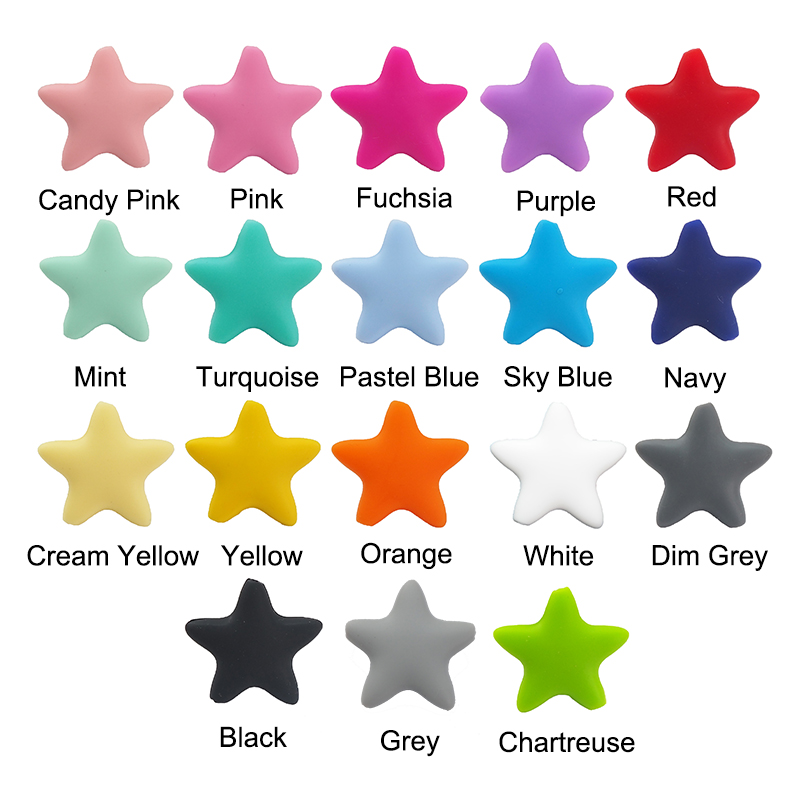 Chengkai 50pcs Silicone Star B - Jewelry Making For Dummies ulasan dan harga