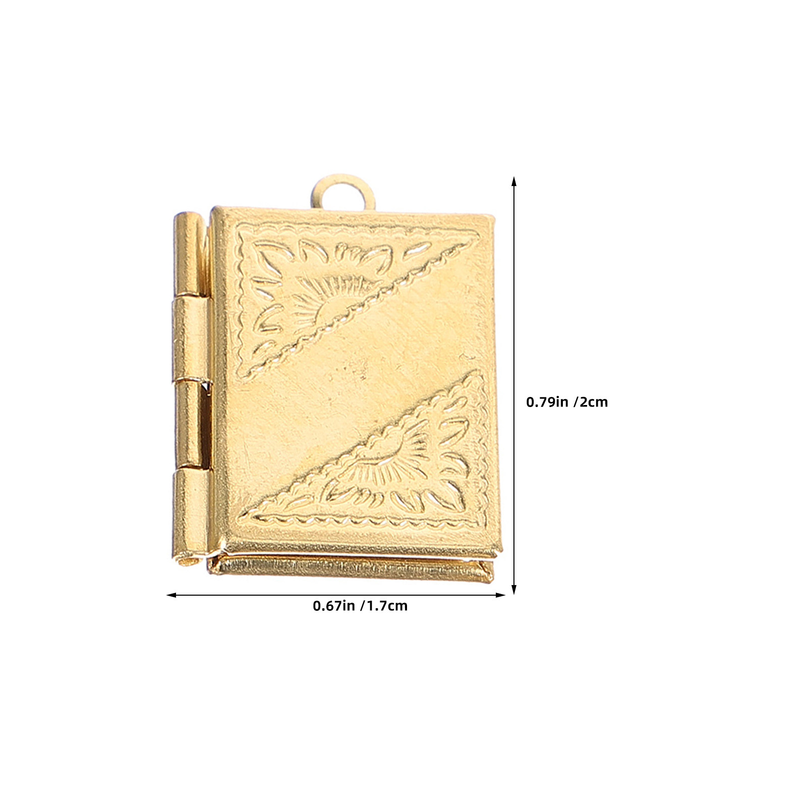 20Pcs Copper Rectangle Book Lo - Jewelry Making Books ulasan dan harga