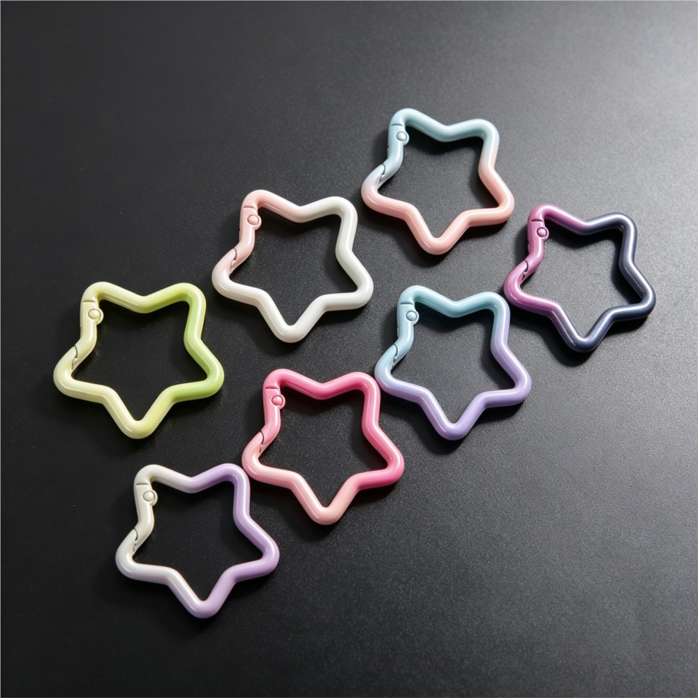 5PCS Gradient Star Shape Sprin - Jewelry Making Ring Tool ulasan dan harga