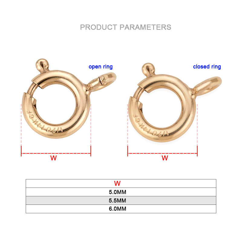 14K Gold Filled Spring Ring Cl - Jewelry Making Ring Tool ulasan dan harga