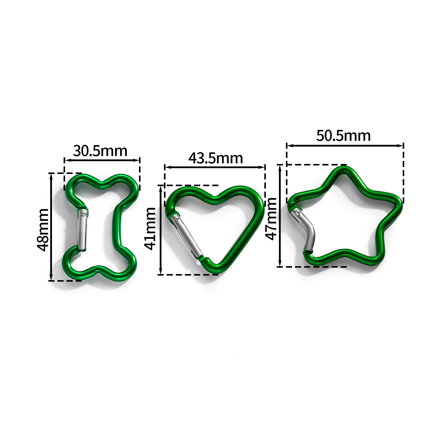 1pcs/Lot Aluminum Mini Carabin - Jewelry Making Tutorial ulasan dan harga