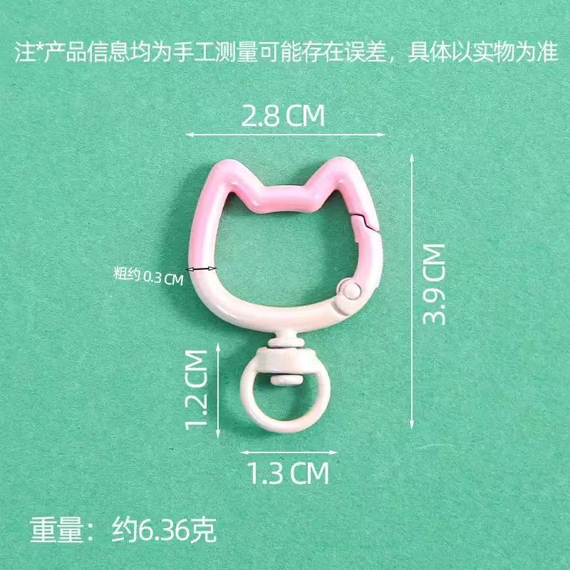 5-10PCS Gradient Cute Cat Clas - Jewelry Making Ideas ulasan dan harga